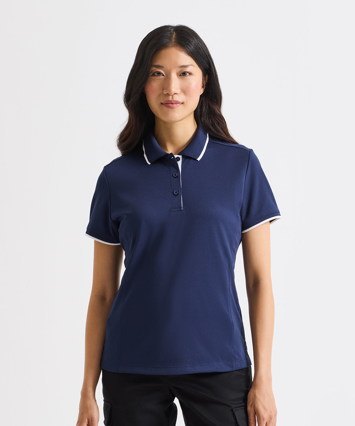 Women's contrast Coolchecker® polo