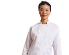 Women's long sleeve chef's jacket