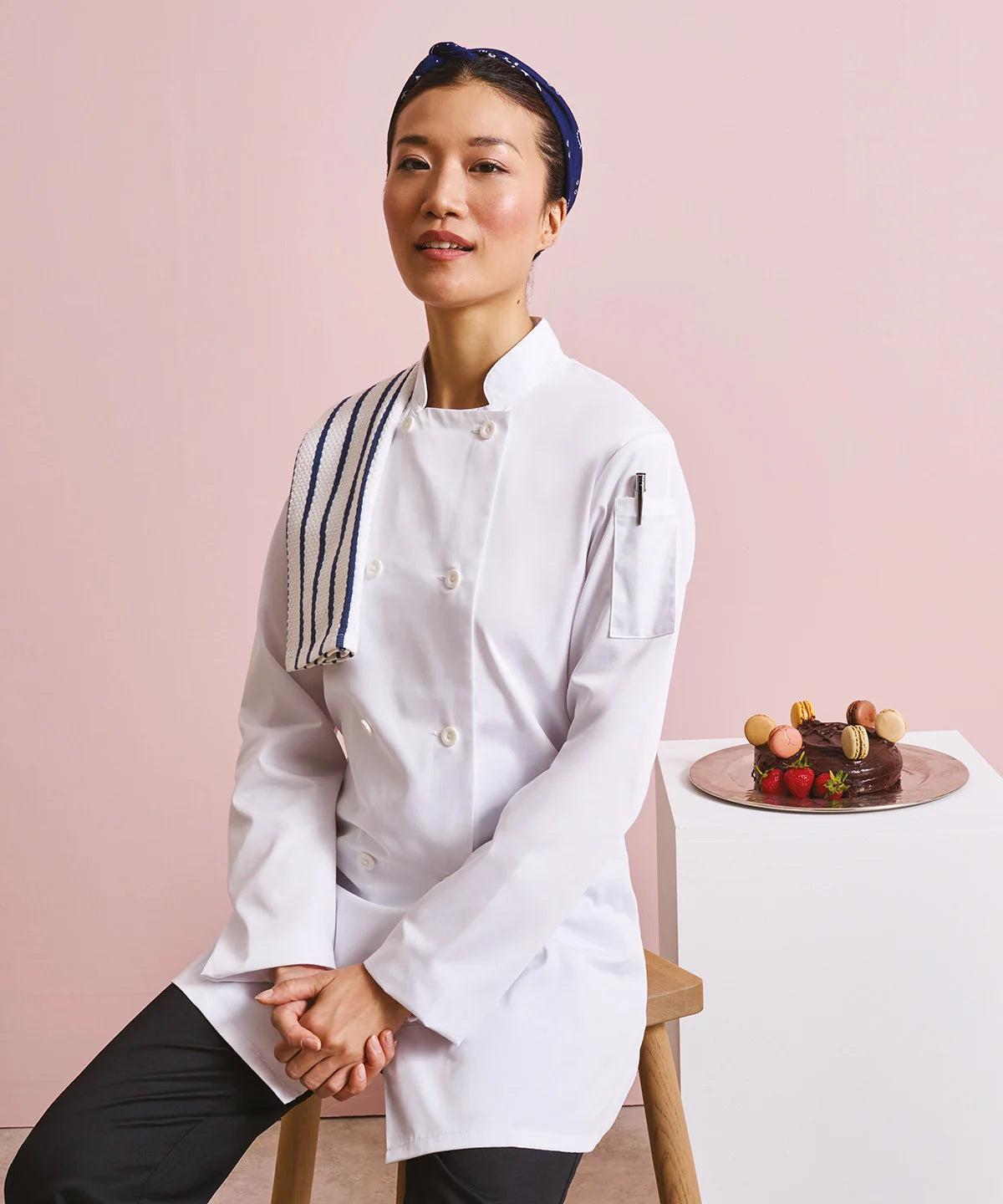 Women's long sleeve chef's jacket