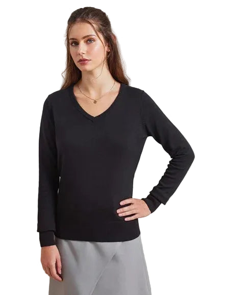 Women's V-Neck Knitted Sweater