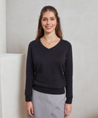 Women's V-Neck Knitted Sweater