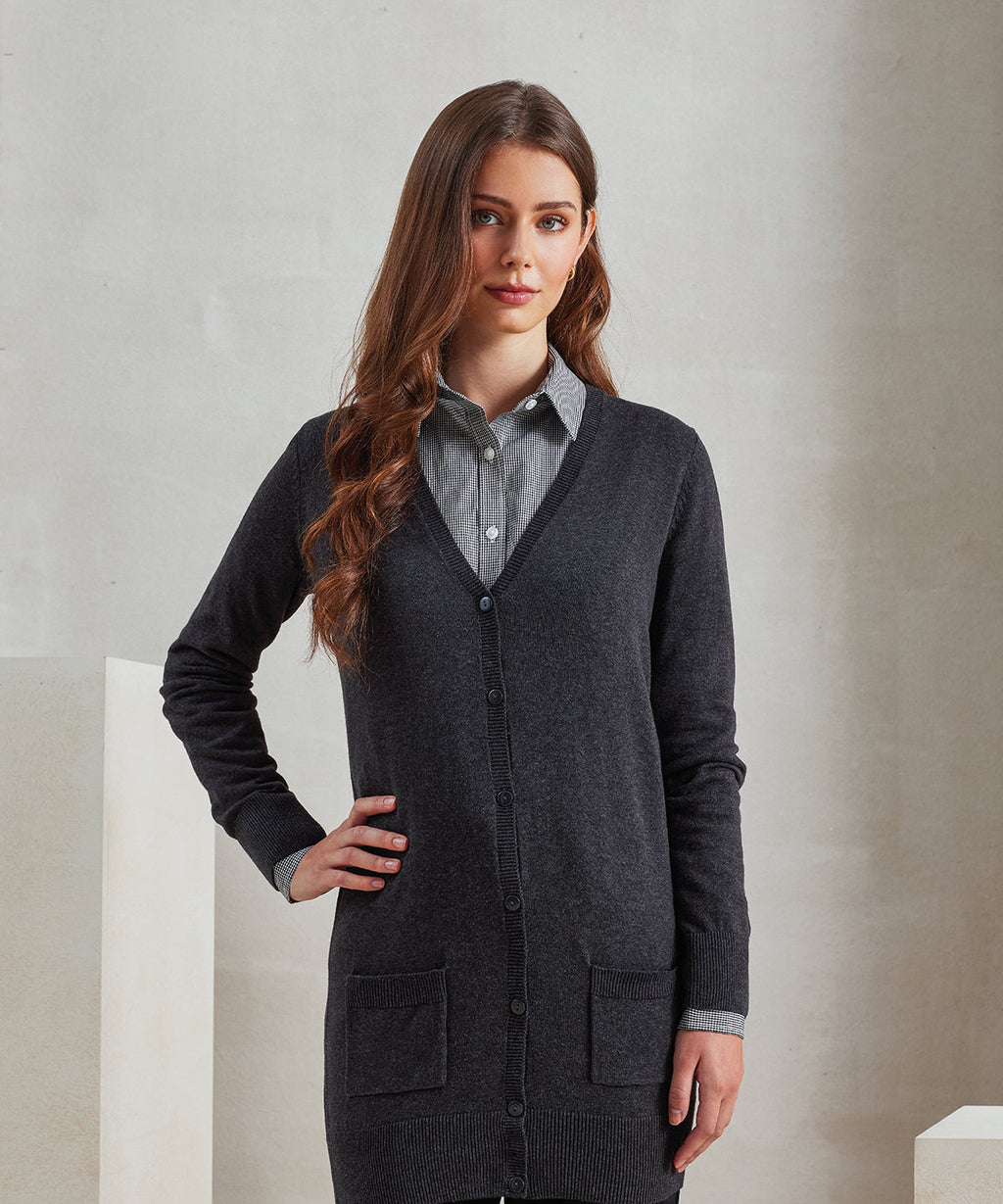 Women's Longline Knitted Cardigan