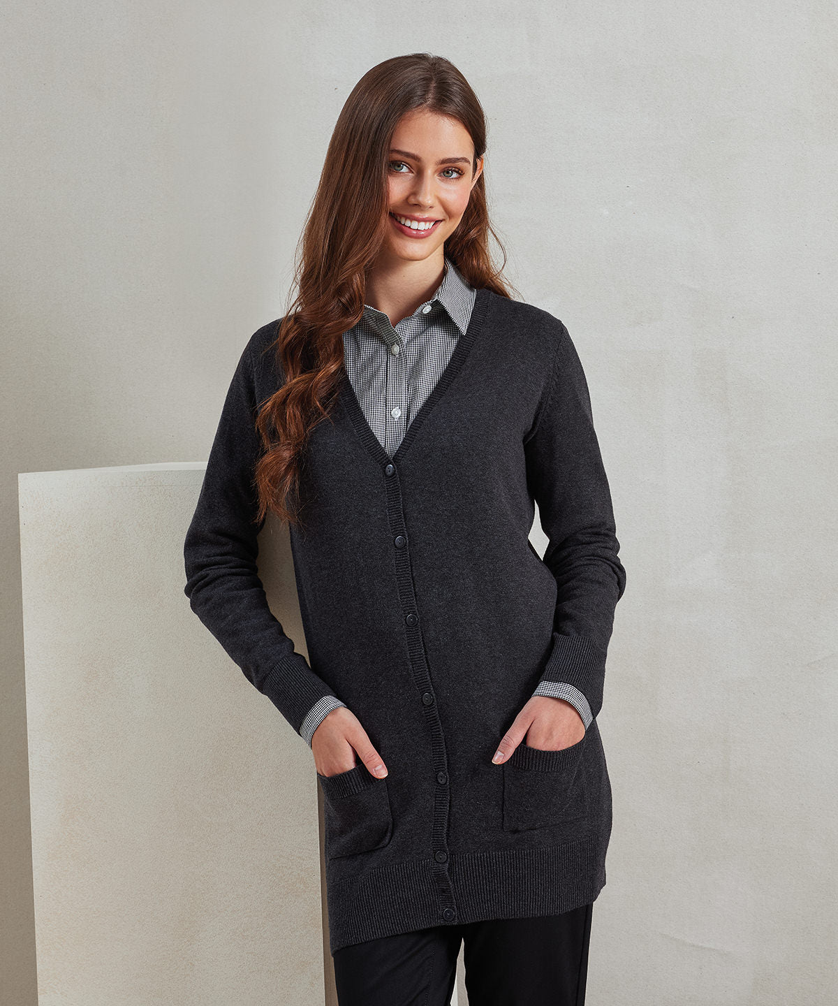 Women's Longline Knitted Cardigan