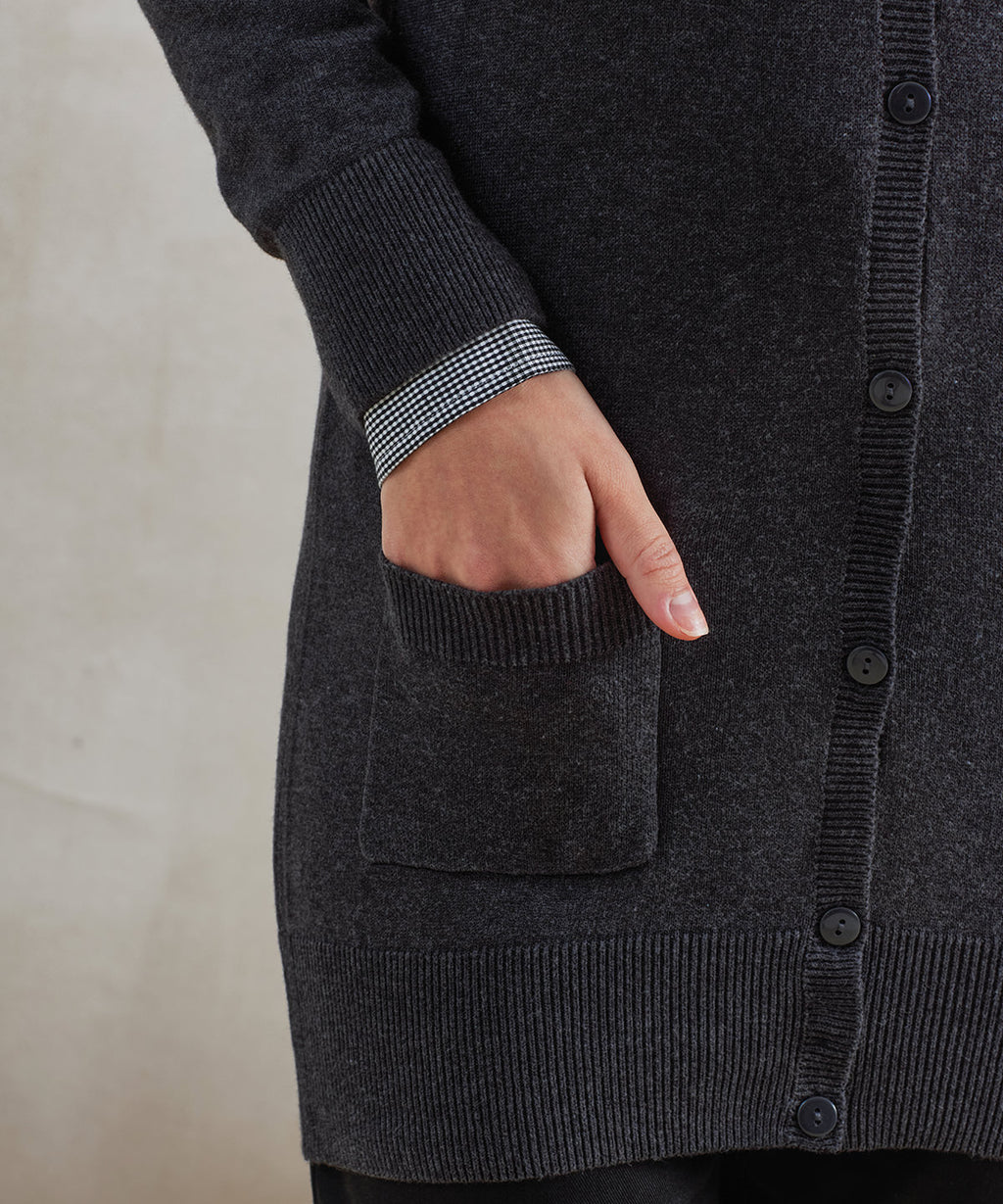 Women's Longline Knitted Cardigan