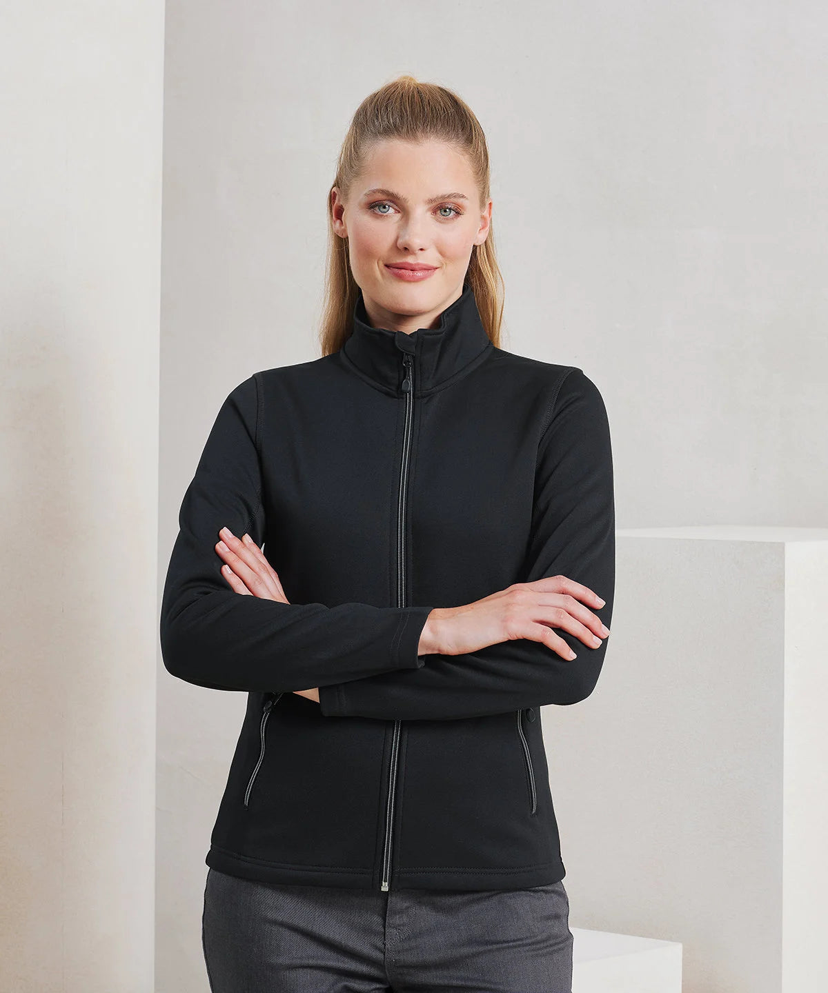 Women’s Spun Dyed Recycled Zip-Through Sweat