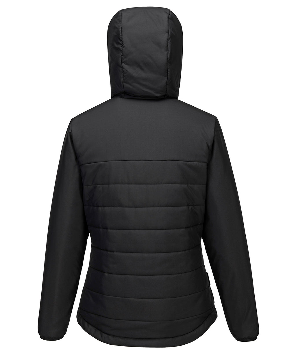 Women’s professional hooded insulated baffle jacket