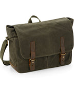 Heritage Waxed Canvas Messenger