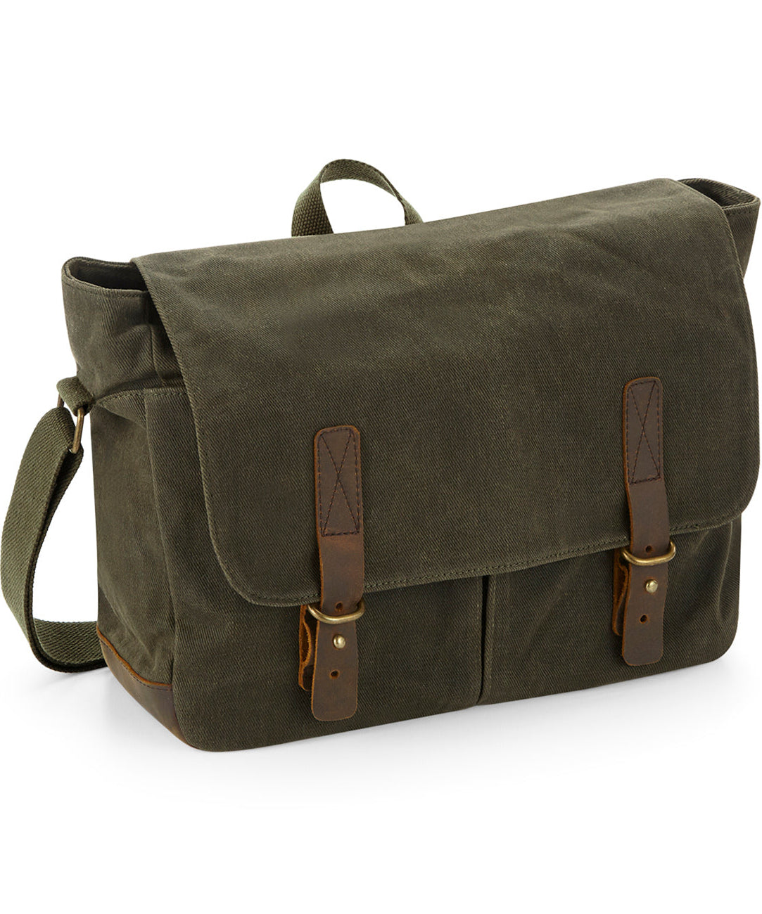 Heritage Waxed Canvas Messenger