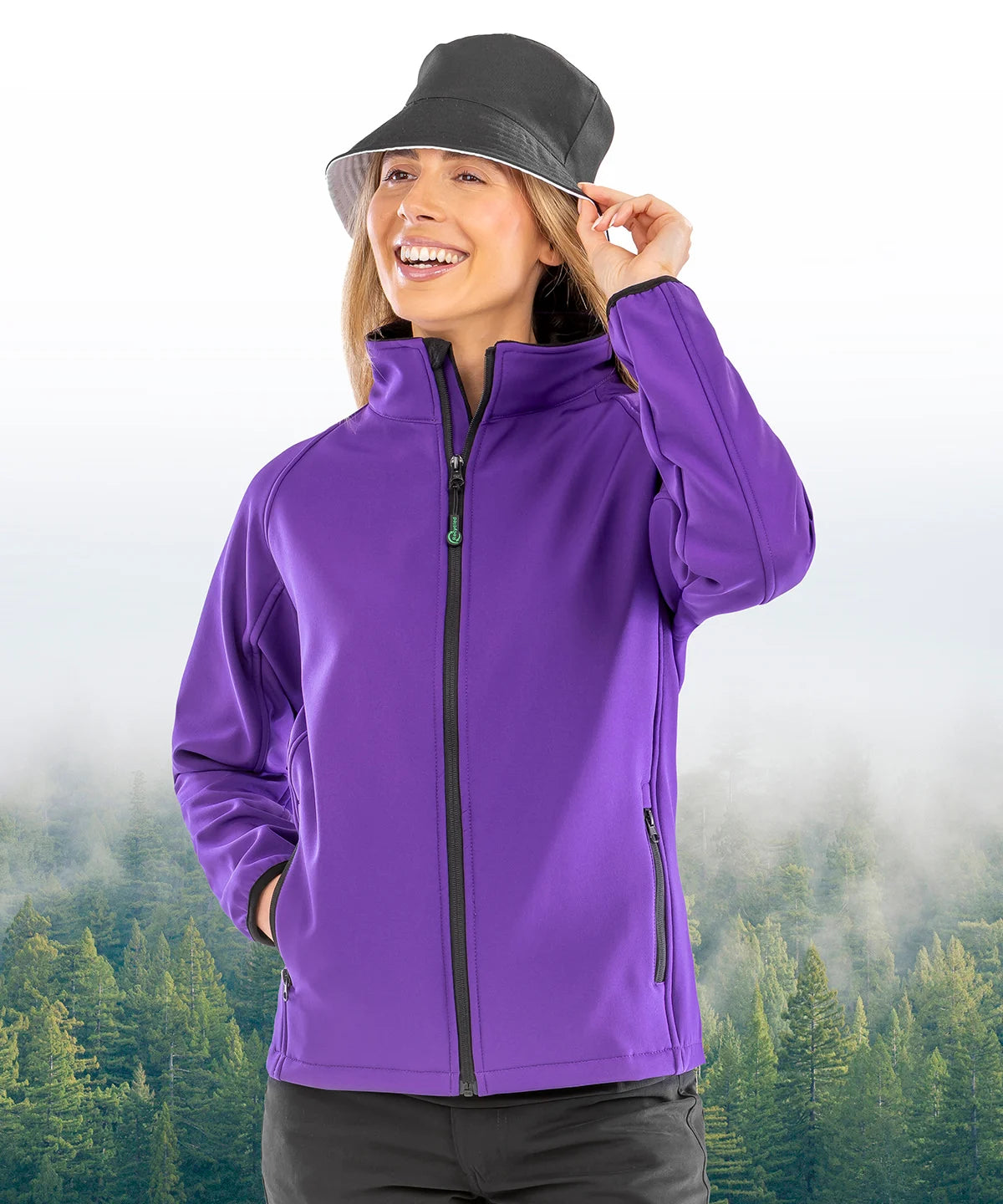 Women's Core printable softshell jacket