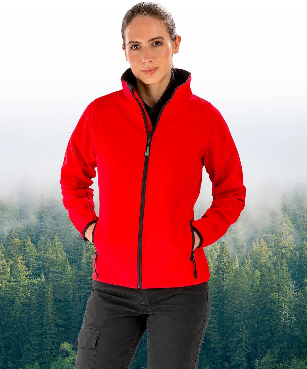 Women's Core printable softshell jacket