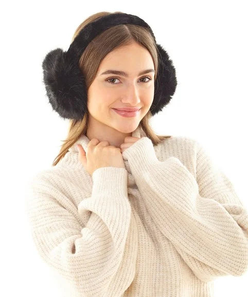 Luxury fur ear muffs
