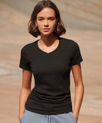 Feel good women's stretch v-neck t-shirt
