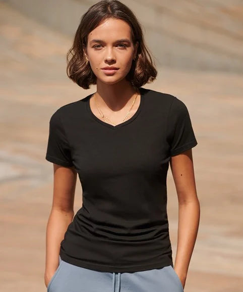 Feel good women's stretch v-neck t-shirt