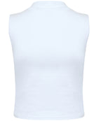 Women's high neck crop vest
