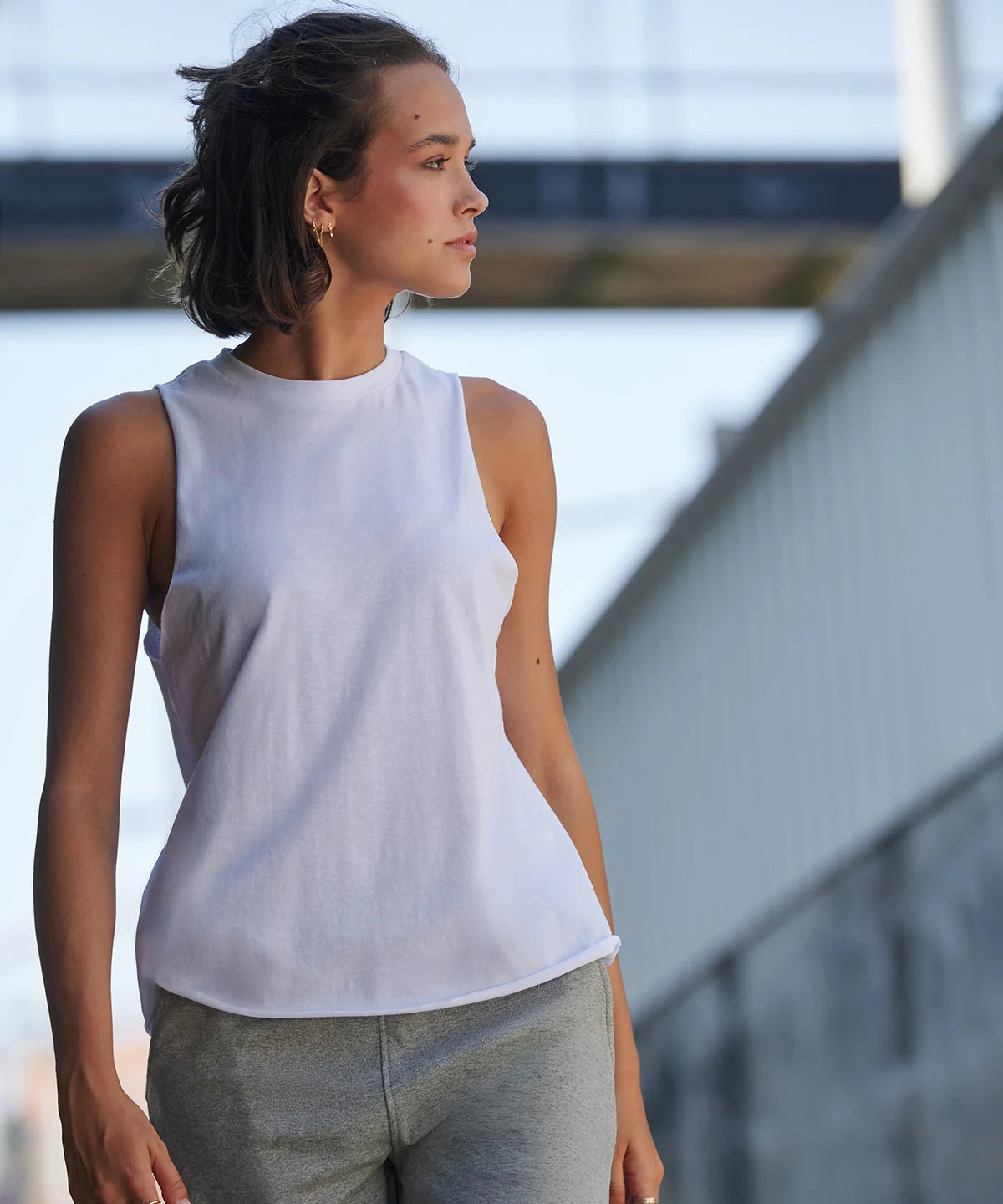 High neck vest