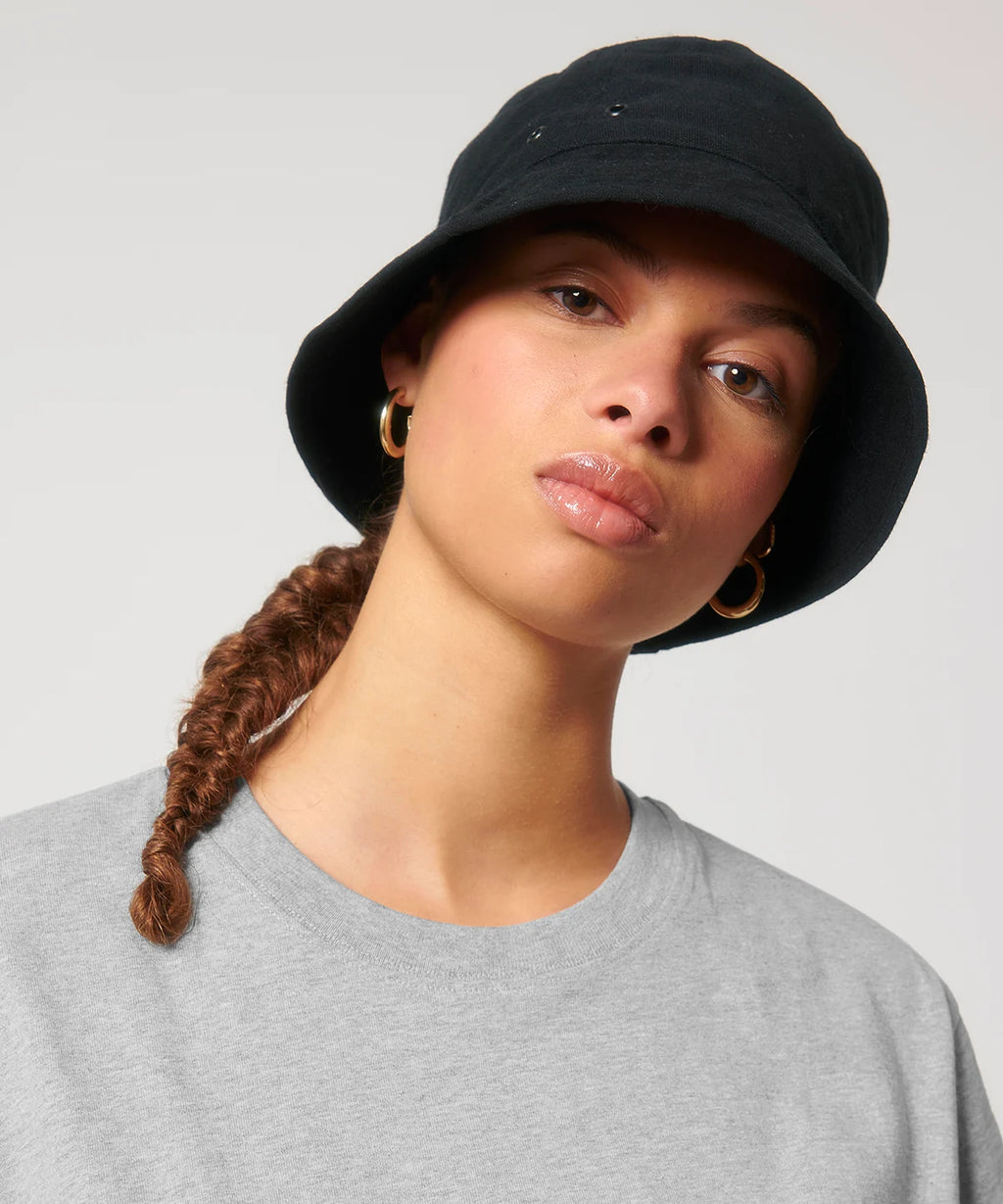 Bucket Hat with Metal Eyelets
