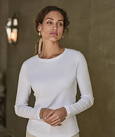 Women’s long sleeve interlock tee