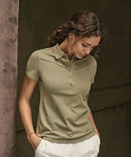 Women’s luxury stretch polo