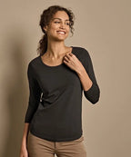 Women’s stretch 3/4-sleeve tee