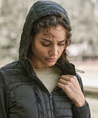 Women’s hooded crossover jacket (9629)