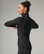 Women's long-sleeved ¼ zip top