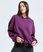 Women's TriDri® cropped oversize hoodie