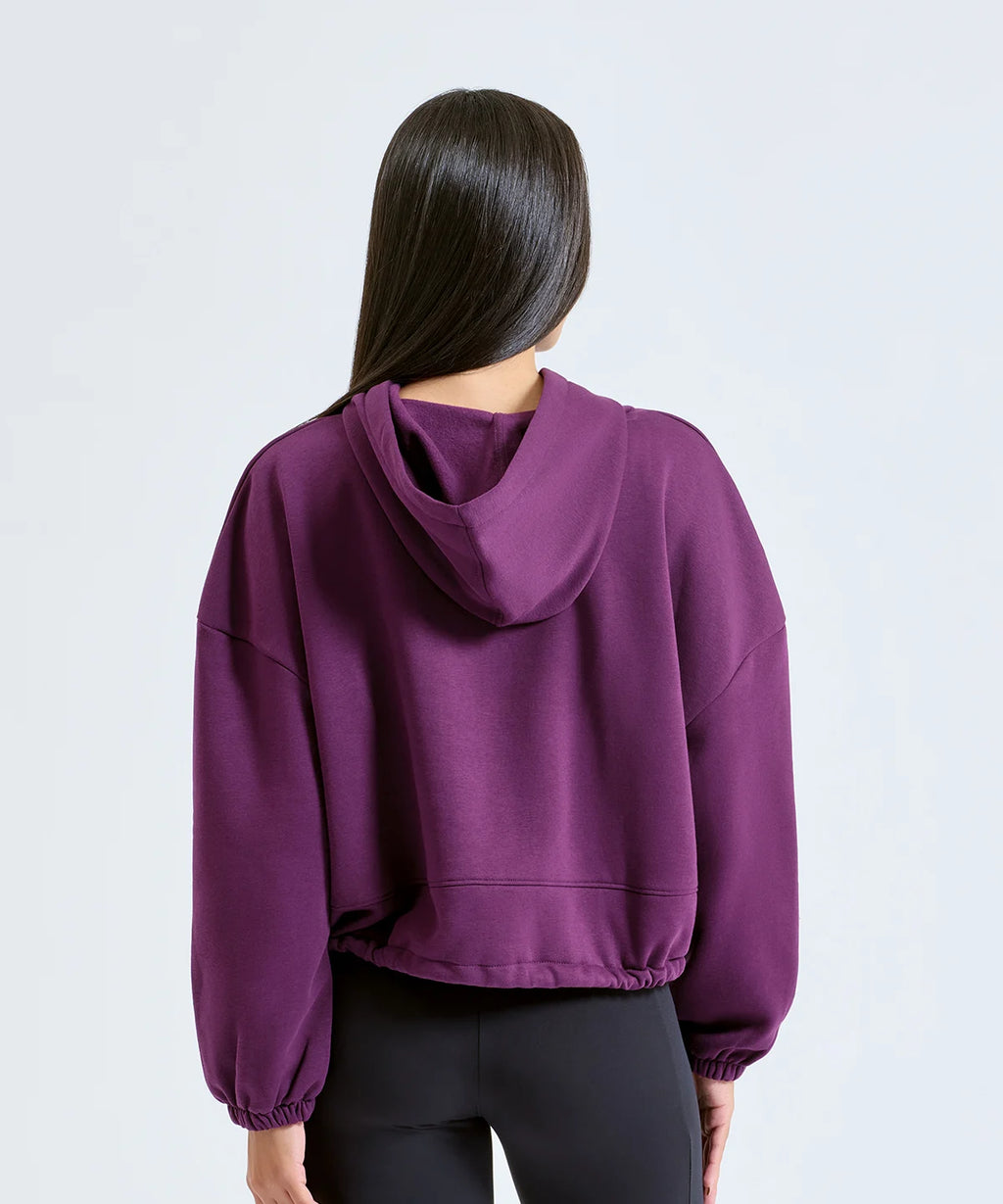 Women's TriDri® cropped oversize hoodie