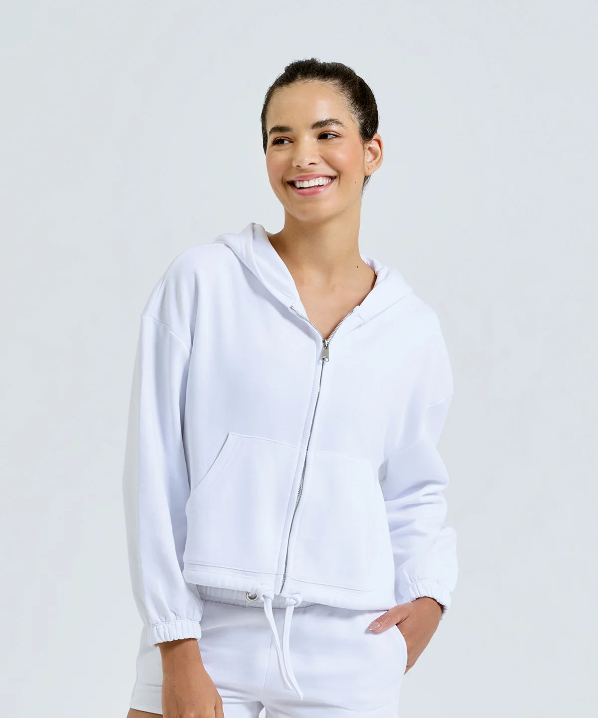 Women’s TriDri® Recycled Drawstring Full-Zip Hoodie
