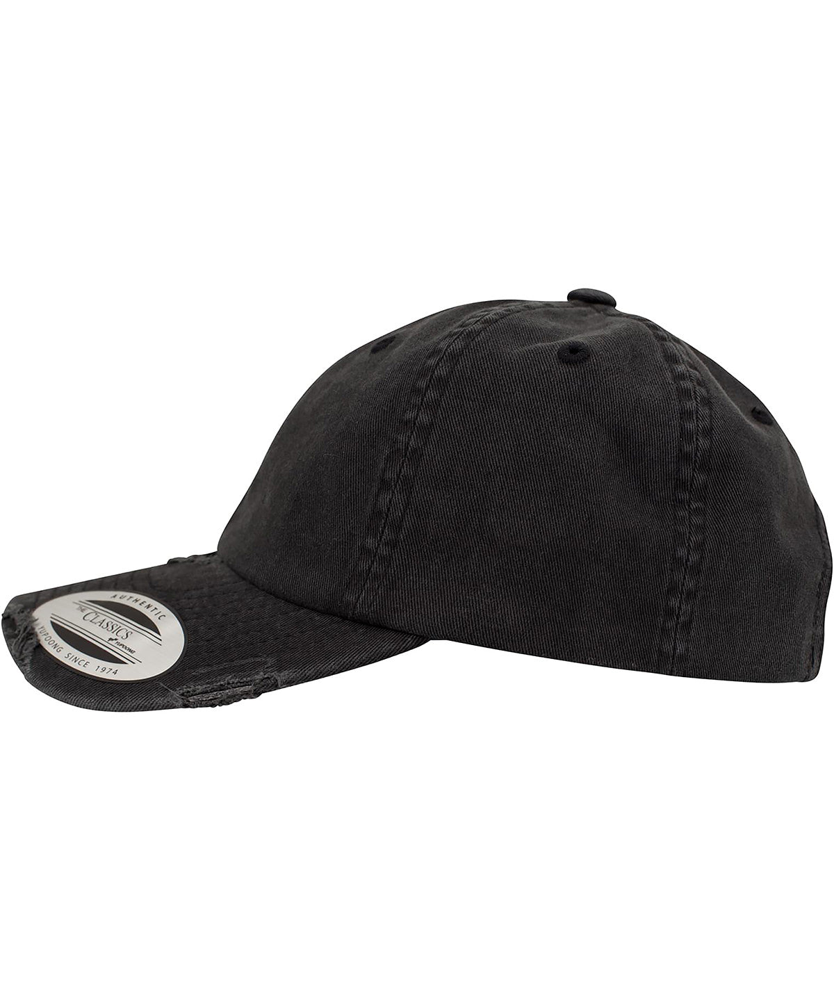 Low-Profile Destroyed Cap