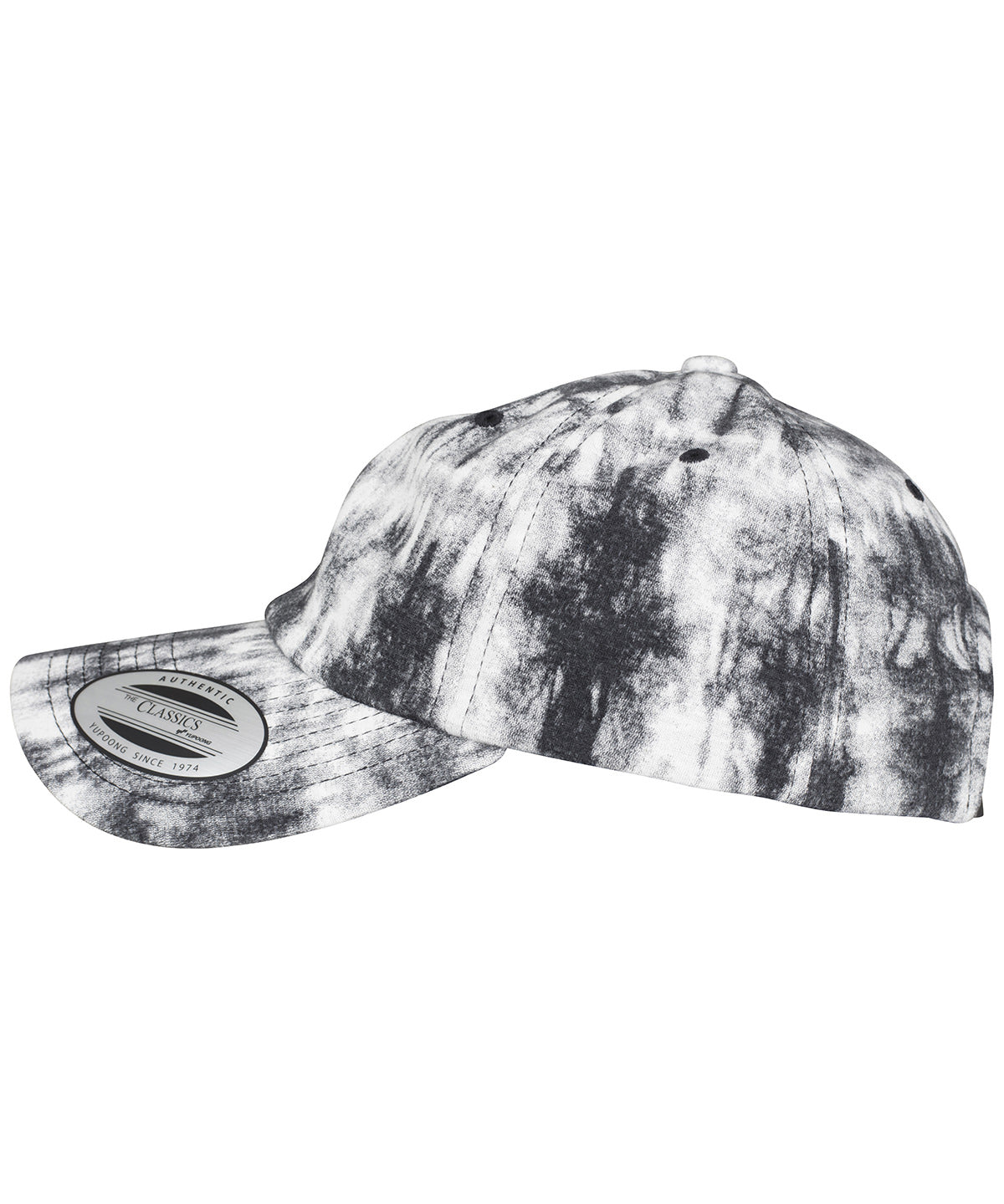 Low-profile tie-dye cap