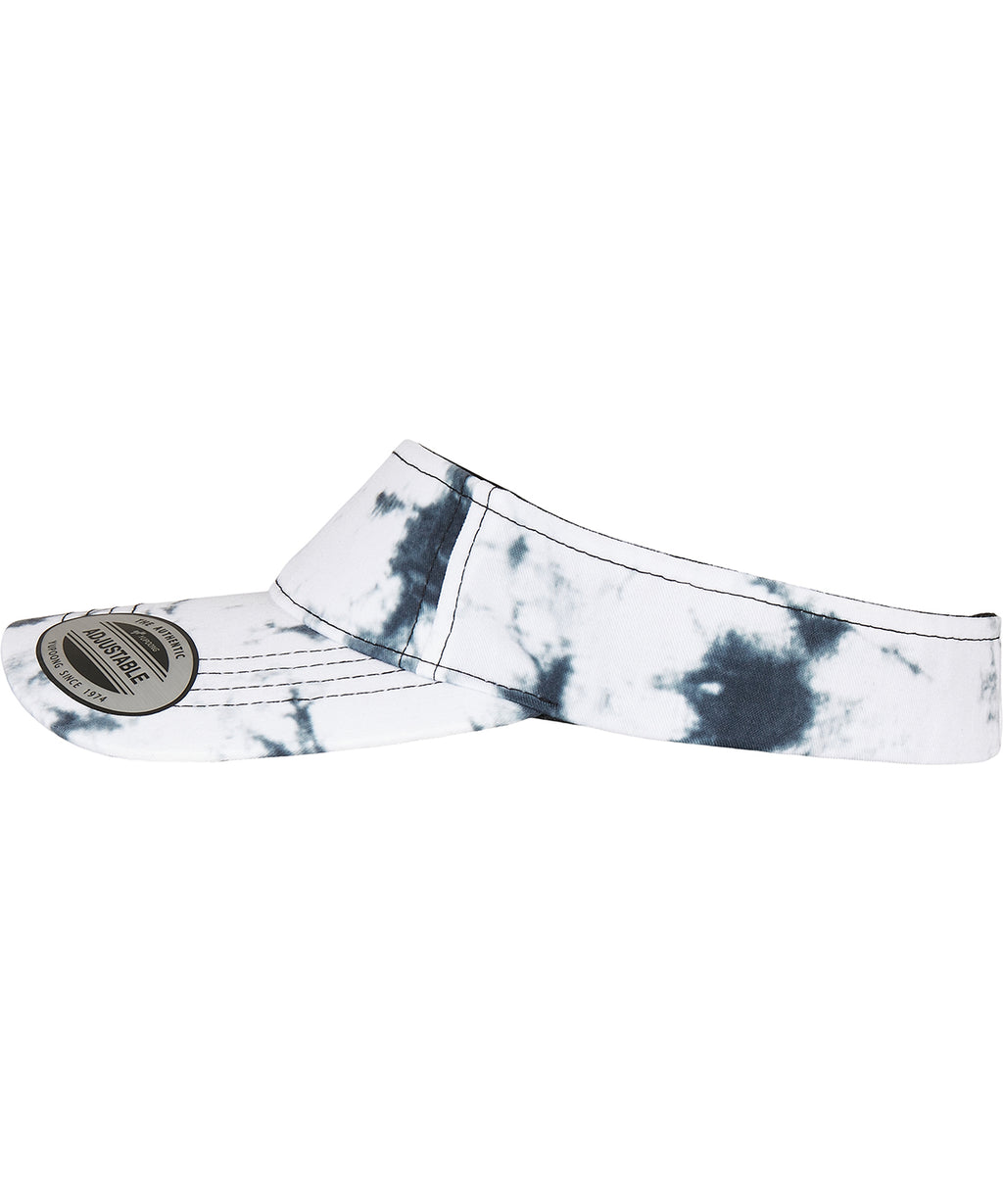 Batik dye curved visor cap